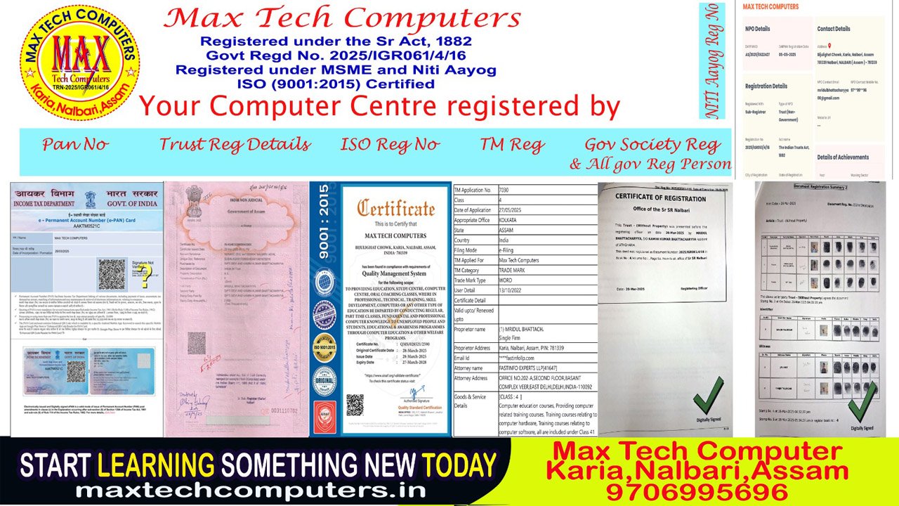 MAX TECH COMPUTERS